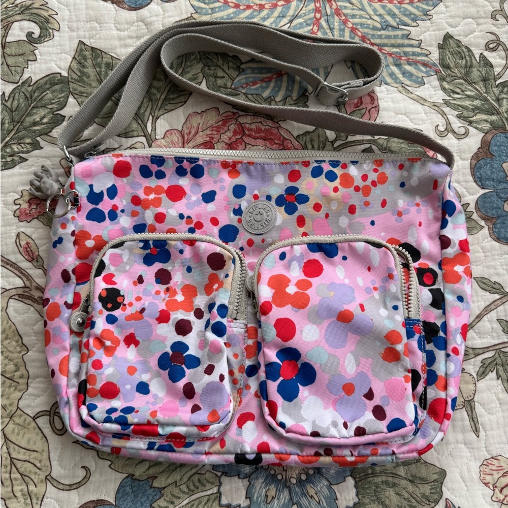 Kipling Dotty splash Sidney Crossbody
